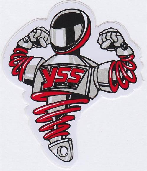 YSS Suspension sticker #5, Motos, Accessoires | Autocollants, Envoi