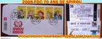 2008-FDC-70 ANS DE SPIROU - 2 tickets 2005 CHARLEROI, Envoi
