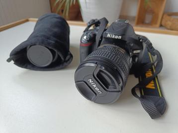NIKON5200 spiegelreflexcamera + 2 lenzen + tas ! beschikbaar voor biedingen