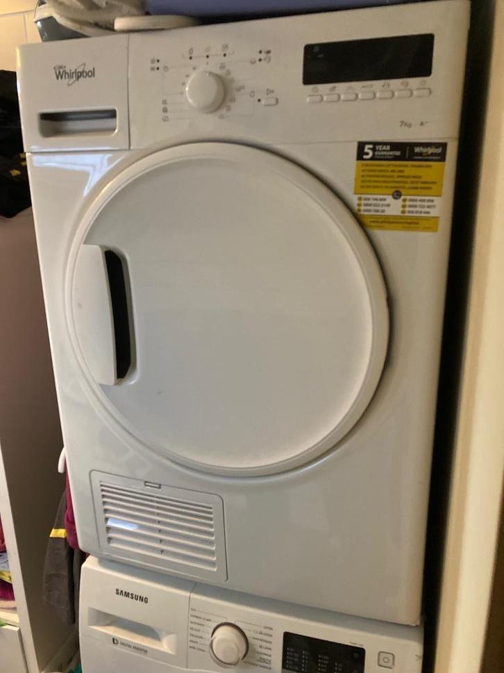 DROOGKAST WHIRLPOOL HDLX 70310 -> -> DOE EEN BOD, Elektronische apparatuur, Droogkasten, Gebruikt, Condens, Voorlader, 6 tot 8 kg