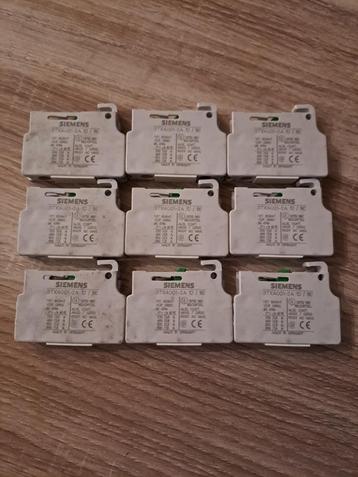 9 contact blocks 3TX4 001-2A Siemens beschikbaar voor biedingen