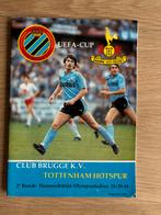 Boekje Club Brugge - Tottenham Hotspurs MET ticket -24/10/84, Enlèvement, Utilisé, Livre ou Revue