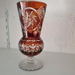 Joli vase en cristal de bohème en parfait état 27 cm, Antiek en Kunst, Ophalen of Verzenden