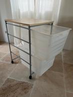 Trolley met opbergbakje, Huis en Inrichting, Ophalen, Gebruikt, Rechthoekig, Mand