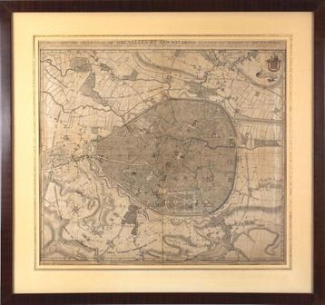 Wegenkaart van Brussel door Jacowick 1813 Brusselse kaart  beschikbaar voor biedingen