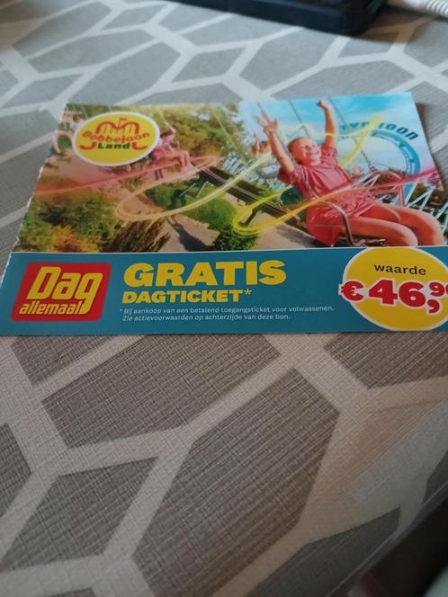 1+1 Bobbejaanlaand, Tickets en Kaartjes, Recreatie | Pretparken en Attractieparken, Twee personen, Ticket of Toegangskaart
