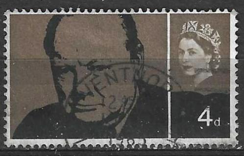 Groot-Brittannie 1965 - Yvert 397 - Winston Churchill (ST), Postzegels en Munten, Postzegels | Europa | UK, Gestempeld, Verzenden