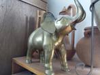 Olifant in massief koper, Antiek en Kunst, Antiek | Brons en Koper, Ophalen, Koper