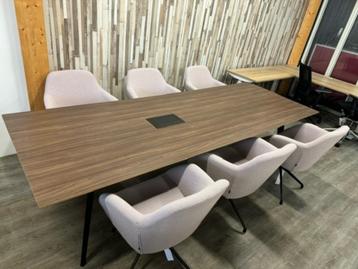 Directie vergadertafel noten bruin 280 x 100, Ophalen