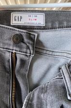 GAP slim jeans 20€, Comme neuf, W32 (confection 46) ou plus petit, GAP, Gris