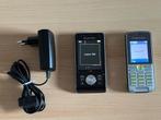Lot Sony Ericsson K320i + W910i + Chargeur (2006-2007), Gebruikt, Overige modellen, Ophalen of Verzenden, Minder dan 3 megapixel