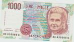 Billet Italie 1000 Lire - M. Montessori-Étudiants - 1990, Enlèvement ou Envoi, Italie, Billets en vrac
