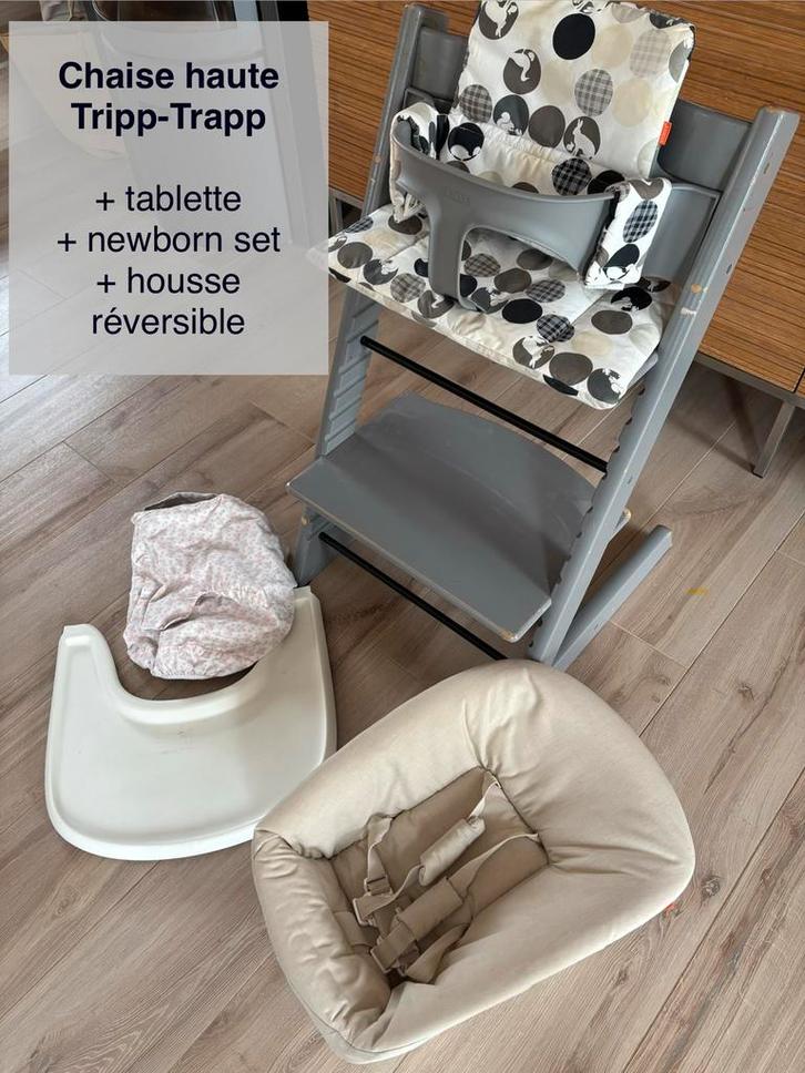 Stokke Tripp-Trapp + accessoires, Kinderen en Baby's, Kinderstoelen, Zo goed als nieuw, Ophalen