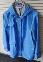 Waterdichte blauwe jas, Ophalen of Verzenden, Zo goed als nieuw, Regenjas, Heren