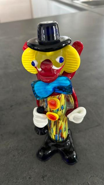 Murano clown handgeblazen  beschikbaar voor biedingen