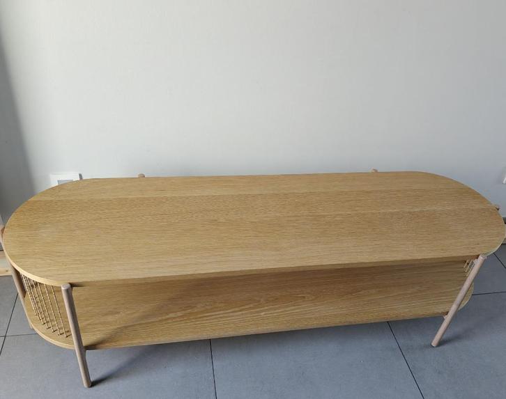 TV meubel hout, Huis en Inrichting, Kasten |Televisiemeubels, Gebruikt, Minder dan 100 cm, 100 tot 150 cm, 25 tot 50 cm, Ophalen