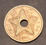10 cent Belgisch-Congo 1911, Postzegels en Munten, Ophalen of Verzenden, België, Losse munt
