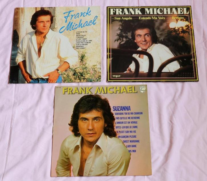 Frank Michael - lot de 3 disques 33 tours en TBE, CD & DVD, Vinyles | Autres Vinyles, Utilisé, Enlèvement