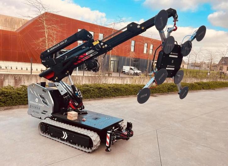 Mini hijskraan op rupsbanden te koop, Bricolage & Construction, Bricolage & Rénovation Autre, Neuf, Enlèvement