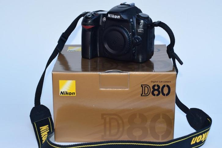 Appareil photo NIKON D80 + Objectif NIKKOR 18-70mm, Audio, Tv en Foto, Fotocamera's Digitaal, Gebruikt, Spiegelreflex, Nikon, Ophalen