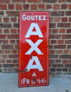 Emaille bord Axa, Ophalen of Verzenden, Zo goed als nieuw