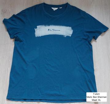 T-shirt heren: Ben Sherman maat XL (NIEUWSTAAT) beschikbaar voor biedingen