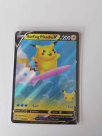 Surfing Pikachu V 008/025 - Celebration, Ophalen, Zo goed als nieuw, Losse kaart, Foil