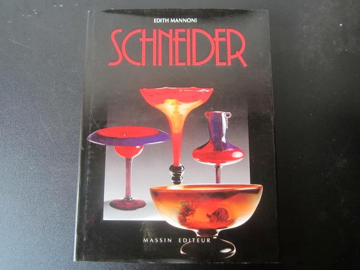 Schneider, Edith Mannoni, antiek glas , art nouveau, Antiek en Kunst, Antiek | Glaswerk en Kristal, Verzenden