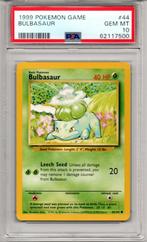 Bulbasaur Psa 10 Base set unlimited, Enlèvement ou Envoi, Comme neuf