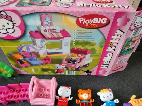Hello Kitty, bouwblokken,(1976), past prima op Lego., Kinderen en Baby's, Speelgoed | Bouwstenen, Gebruikt, Overige merken, Ophalen of Verzenden
