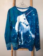 Pull bleu licorne, Bleu