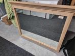 Massief houten spiegel – als nieuw, Ophalen, Zo goed als nieuw, Rechthoekig