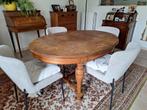uitschuifbare eettafel eik, Huis en Inrichting, Tafels | Eettafels, Ophalen, Gebruikt, Eikenhout, Vijf personen of meer