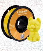 Nieuwe KINGROON 3D filament PLA GEEL nieuwe rol a 1 kilo., Computers en Software, Verzenden, Nieuw