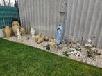 Assortiment beelden (10€/St) & potten (5€/St) tuindecoratie, Tuin en Terras, Ophalen, Gebruikt, Steen