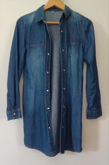 Jeanshemd/jurk, maat 158/164. beschikbaar voor biedingen