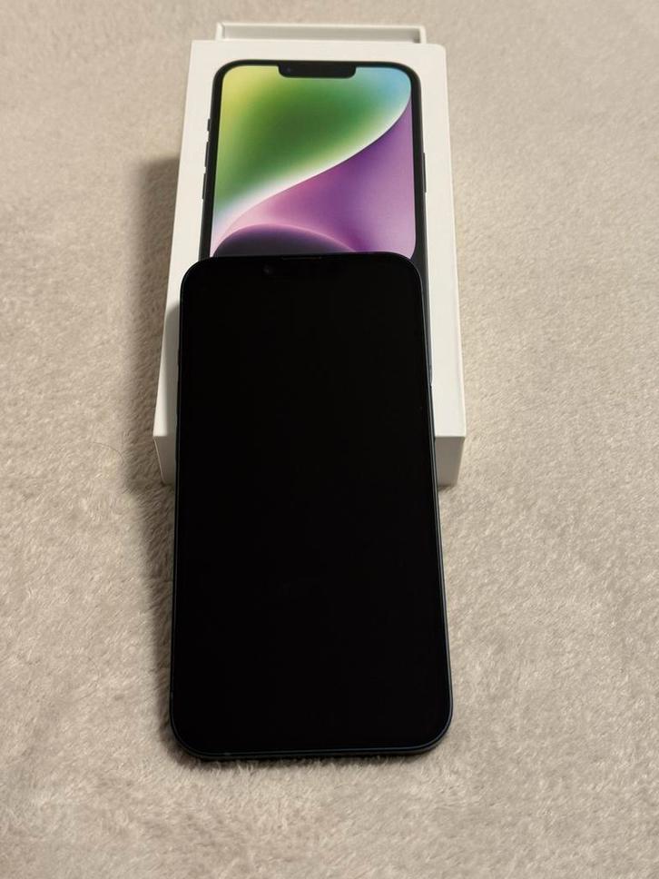 Iphone 14 black 128 GB als nieuw, Télécoms, Téléphonie mobile | Apple iPhone, Comme neuf, 128 GB, Sans simlock, iPhone 14, Noir