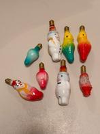 Retro vintage kerstlampen / figuurlampen, Enlèvement ou Envoi, Utilisé