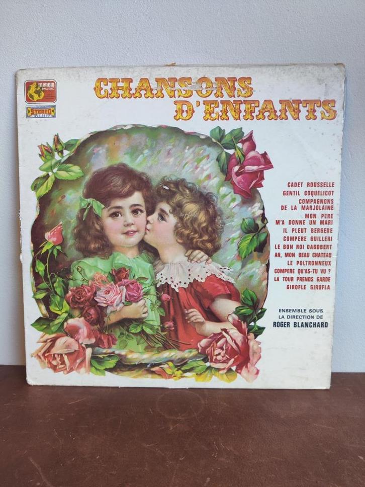 Vinyl: Roger Blanchard – Chansons D'enfants, Cd's en Dvd's, Vinyl | Overige Vinyl, Gebruikt, Ophalen of Verzenden