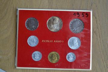 set vaticaan munten 1959