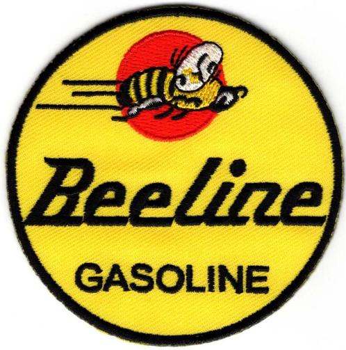 Beeline Gasoline stoffen opstrijk patch embleem, Motoren, Accessoires | Stickers, Verzenden