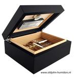 SALE HUMIDOR ADORINI TORINO MEDIUM DELUXE 75 SIGAREN    h135, Verzenden, Nieuw, Tabaksdoos of Verpakking