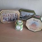 4 blikken dozen  Harrods Londen ( koekjes en thee )., Verzamelen, Blikken, Ophalen, Overige