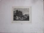 Cornelis van Poelenburgh Gravure XVIIIème ruines et paysages, Enlèvement ou Envoi