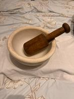 vijzel met stamp, Enlèvement