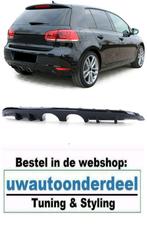 Bumper R20 R32 Look Diffuser glans Zwart Geschikt Voor VW Go, Verzenden