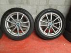 2 jantes à vendre + capteurs et pneus serie 3 et 4 5x113, Utilisé, BMW