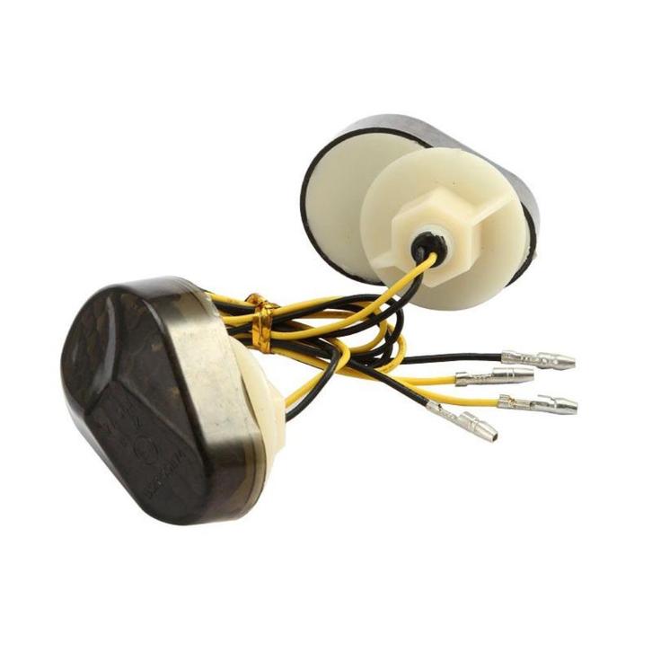 PROMO -50% - Kawasaki Dark Smoke inbouw kuip LED pinkers, Motoren, Onderdelen | Kawasaki, Nieuw, Ophalen of Verzenden