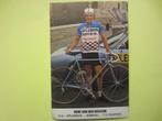 wielerkaart 1980 team splendor rene van den bossche, Comme neuf, Envoi