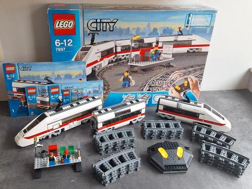 LEGO City 7897: De op afstand bestuurbare trein en station, Kinderen en Baby's, Speelgoed | Duplo en Lego, Zo goed als nieuw, Lego